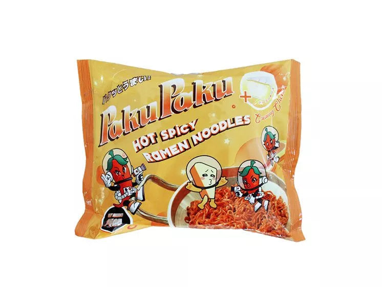 Paku Paku Hot Spicy Ramen Noodles - Creamy Cheese