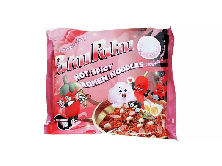 Paku Paku Hot Spicy Ramen Noodles - Halo Carbo