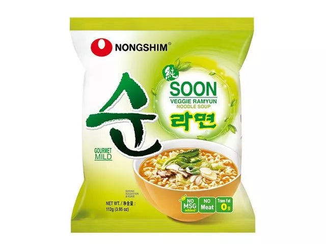 Veggie Soon Ramyun Noodles Nongshim
