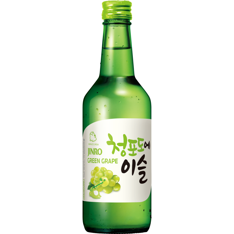 Jinro soju green grape drik