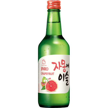 Jinro soju green grape drink