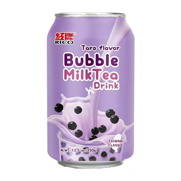 RICO Taro Flavor Bubble Milk Tea Drink 340 ml
