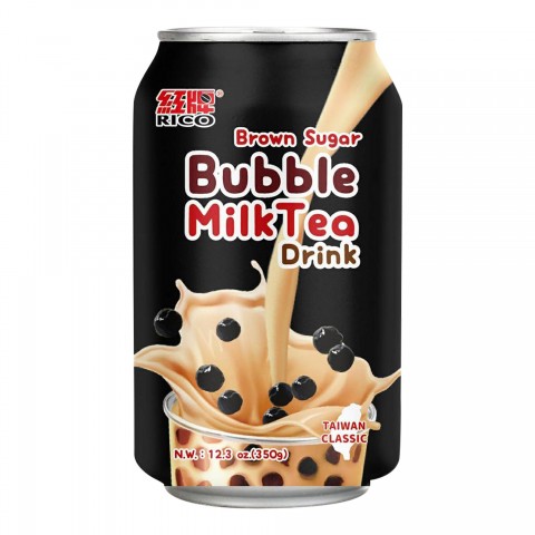 RICO Brown Sugar Bubble Milk Tea Drink 340 ml