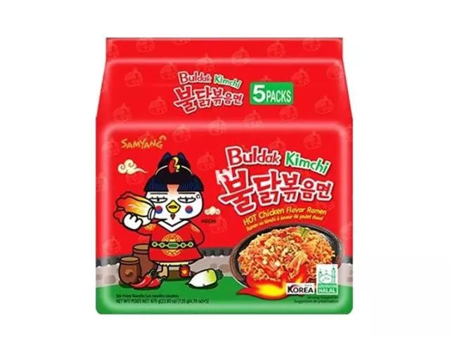 Samyang 5-pak buldak kimchi ramen