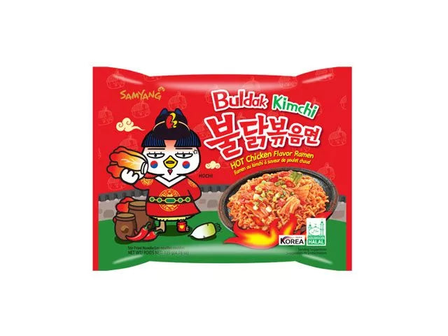 Samyang Buldak Hot Chicken kimchi Flavor Ramen