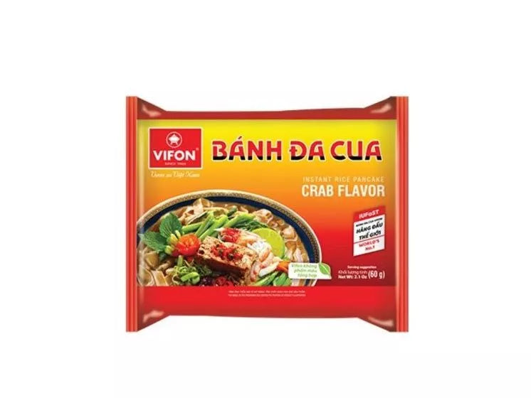 Vifon Rice Noodles Banh Da Cua Crab Flavour