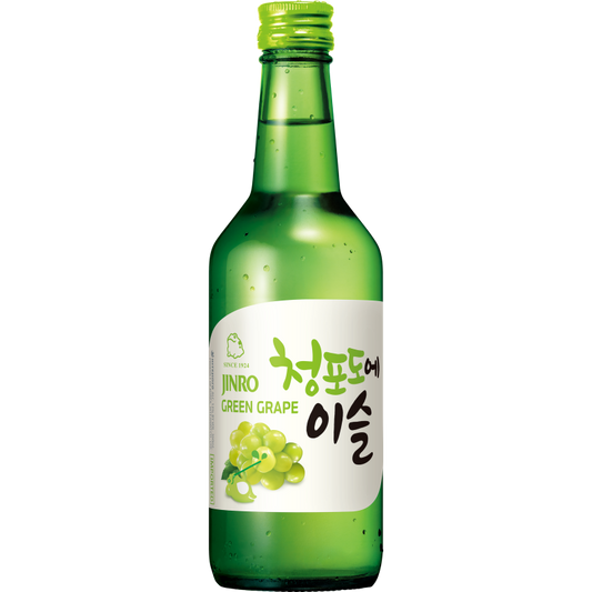 Jinro soju green grape drik