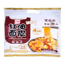 Broad Noodle Chili Oil Flavor -  ( Hot & Sour )