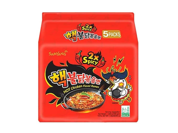 Buldak Hot Chicken Flavour Ramen 2x Spicy