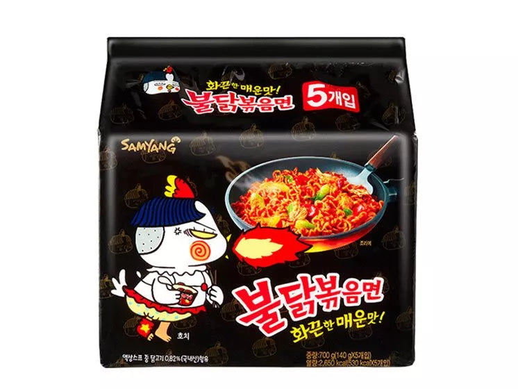 Buldak Hot Chicken Flavour Ramen (5 pack)